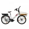 VÉLO CARGO COMPACT ÉLECTRIQUE - FAMILÉÖ 3 VITESSES BLANC -Vélos De Route Soldes velo cargo compact electrique famileo 3 vitesses blanc 600x600 1