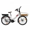 VÉLO CARGO COMPACT ÉLECTRIQUE - FAMILÉÖ 7 VITESSES BLANC -Vélos De Route Soldes velo cargo compact electrique famileo 7 vitesses blanc 600x600 1
