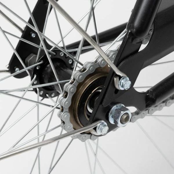 VÉLO DE VILLE ELOPS 100 CADRE BAS NOIR 5 VÉLO DE VILLE ELOPS 100 CADRE BAS NOIR – Image 3