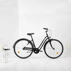 VÉLO DE VILLE ELOPS 100 CADRE BAS NOIR 17 VÉLO DE VILLE ELOPS 100 CADRE BAS NOIR -Vélos De Route Soldes velo de ville elops 100 cadre bas noir 4 600x600 1