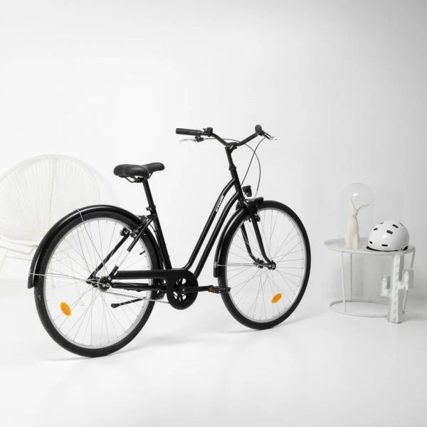 VÉLO DE VILLE ELOPS 100 CADRE BAS NOIR 12 VÉLO DE VILLE ELOPS 100 CADRE BAS NOIR – Image 10