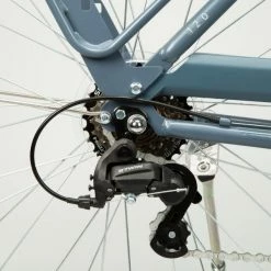 VELO DE VILLE ELOPS 120 À CADRE HAUT BLEU -Vélos De Route Soldes velo de ville elops 120 a cadre haut bleu 15 600x600 1