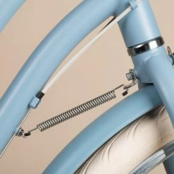 VELO DE VILLE ELOPS 520 CADRE BAS BLEU JEANS -Vélos De Route Soldes velo de ville elops 520 cadre bas bleu jeans 4 600x600 1