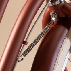 VELO DE VILLE ELOPS 540 CADRE BAS ROUGE BRIQUE -Vélos De Route Soldes velo de ville elops 540 cadre bas rouge brique 4 600x600 1