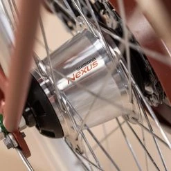 VELO DE VILLE ELOPS 540 CADRE BAS ROUGE BRIQUE -Vélos De Route Soldes velo de ville elops 540 cadre bas rouge brique 7 600x600 1