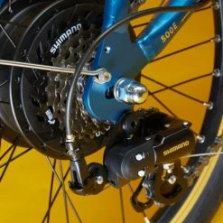 VELO PLIANT A ASSISTANCE ELECTRIQUE TILT 500 GRIS NOIR -Vélos De Route Soldes velo pliant a assistance electrique tilt 500 bleu 10 600x600 1