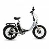 VÉLO PLIANT ÉLECTRIQUE MINI BLANC 20" -Vélos De Route Soldes velo pliant electrique mini blanc 20 600x600 2