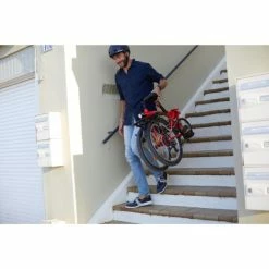 VELO PLIANT OXYLANE 120 ROUGE -Vélos De Route Soldes velo pliant oxylane 120 rouge 11 600x600 1