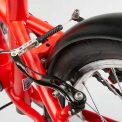 VELO PLIANT OXYLANE 120 ROUGE -Vélos De Route Soldes velo pliant oxylane 120 rouge 5 600x600 1