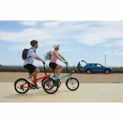 VELO PLIANT TILT 500 ORANGE FLUO -Vélos De Route Soldes velo pliant tilt 500 orange fluo 21 600x600 1