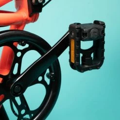 VELO PLIANT TILT 500 ORANGE FLUO -Vélos De Route Soldes velo pliant tilt 500 orange fluo 8 600x600 1