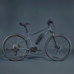 VÉLO TOUT CHEMIN ELECTRIQUE RIVERSIDE 540 E BLEU (BATTERIE NOIRE) -Vélos De Route Soldes velo tout chemin electrique riverside 540 e bleu batterie noire 3 600x600 1