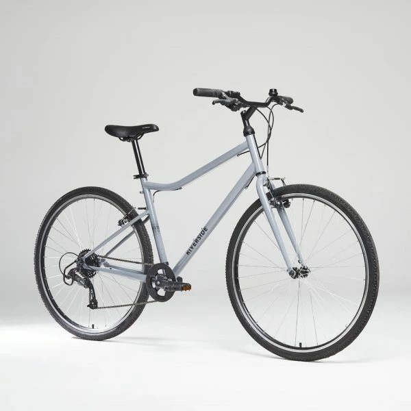 VÉLO TOUT CHEMIN RIVERSIDE 120 GRIS 13 VÉLO TOUT CHEMIN RIVERSIDE 120 GRIS – Image 11