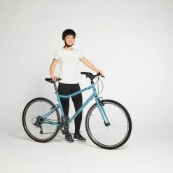 VÉLO TOUT CHEMIN RIVERSIDE 120 TURQUOISE -Vélos De Route Soldes velo tout chemin riverside 120 turquoise 2 600x600 1