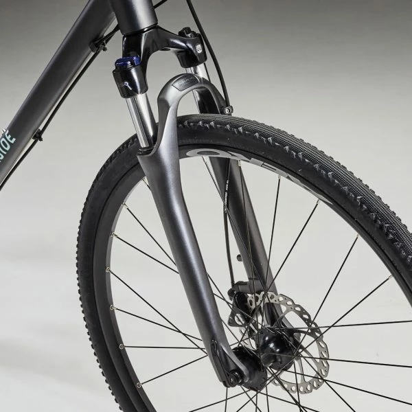 VELO TOUT CHEMIN RIVERSIDE 700 GRIS & VERT D'EAU 7 VELO TOUT CHEMIN RIVERSIDE 700 GRIS & VERT D'EAU – Image 5