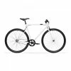 VELO VILLE SINGLE SPEED 500 BLANC -Vélos De Route Soldes velo ville single speed 500 blanc 1 600x600 1