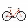 VELO VILLE SINGLE SPEED 500 ORANGE -Vélos De Route Soldes velo ville single speed 500 orange 600x600 1