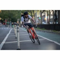 VELO VILLE SINGLE SPEED 500 ORANGE -Vélos De Route Soldes velo ville single speed 500 orange 8 600x600 1