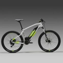 VÉLO VTT ÉLECTRIQUE E-ST 520 GRIS JAUNE 27,5" -Vélos De Route Soldes velo vtt electrique e st 520 gris jaune 275 2 600x600 1