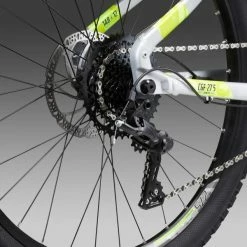 VÉLO VTT ÉLECTRIQUE E-ST 520 GRIS JAUNE 27,5" -Vélos De Route Soldes velo vtt electrique e st 520 gris jaune 275 3 600x600 1